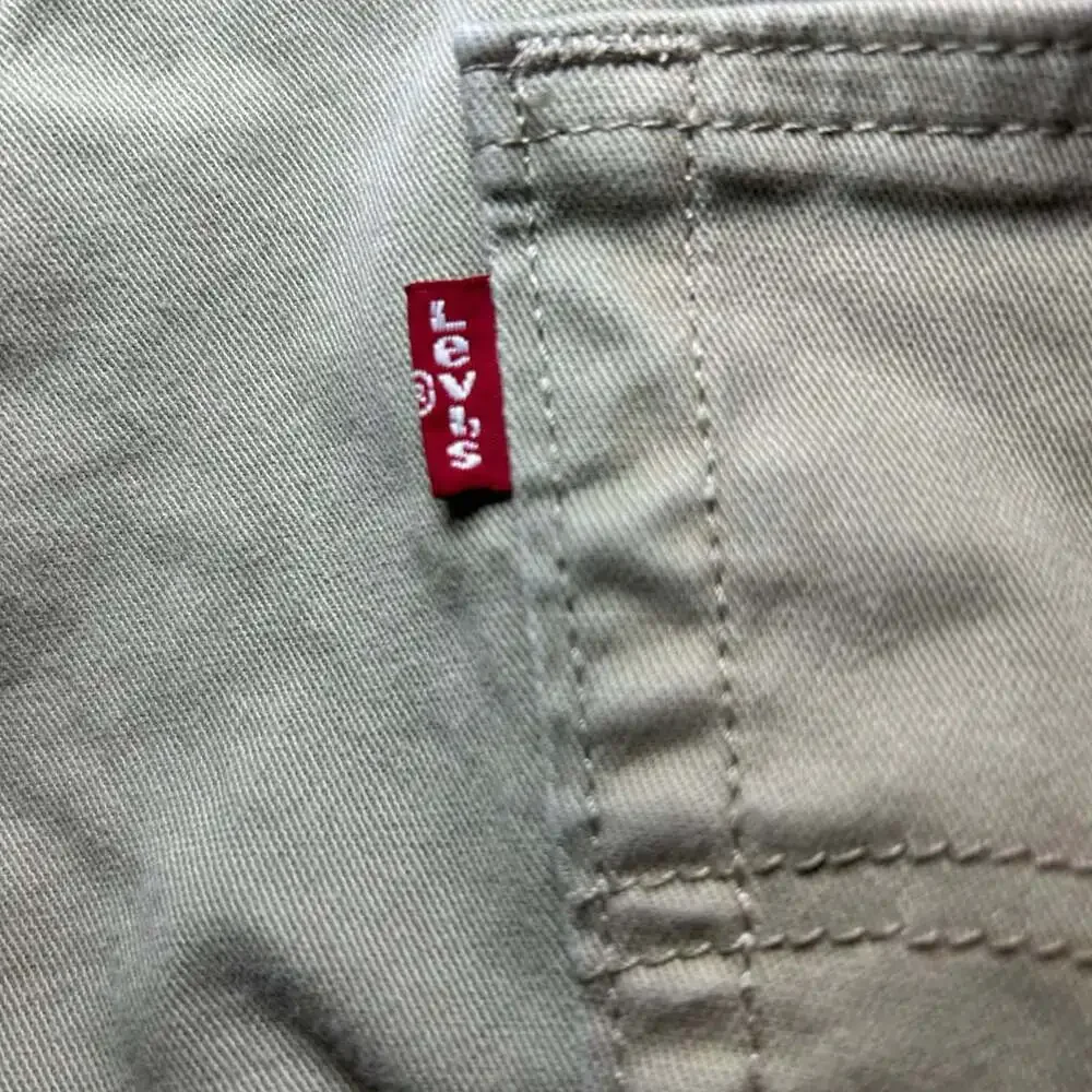 Levi's 514 Tan Straight Fit Pants Size 34x32